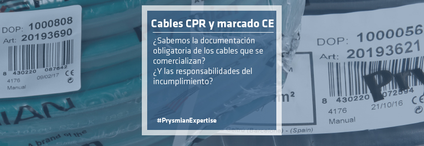 Cables CPR y marcado CE
