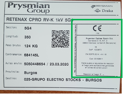 Etiqueta Retenax CPRO Flex