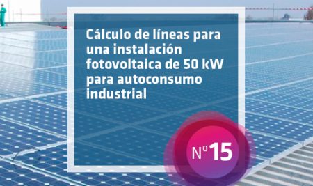Cálculo de líneas para una instalación fotovoltaica de 50 kW para autoconsumo industrial