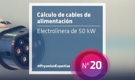 Cálculo de cables de alimentación a una electrolinera de 50 kW