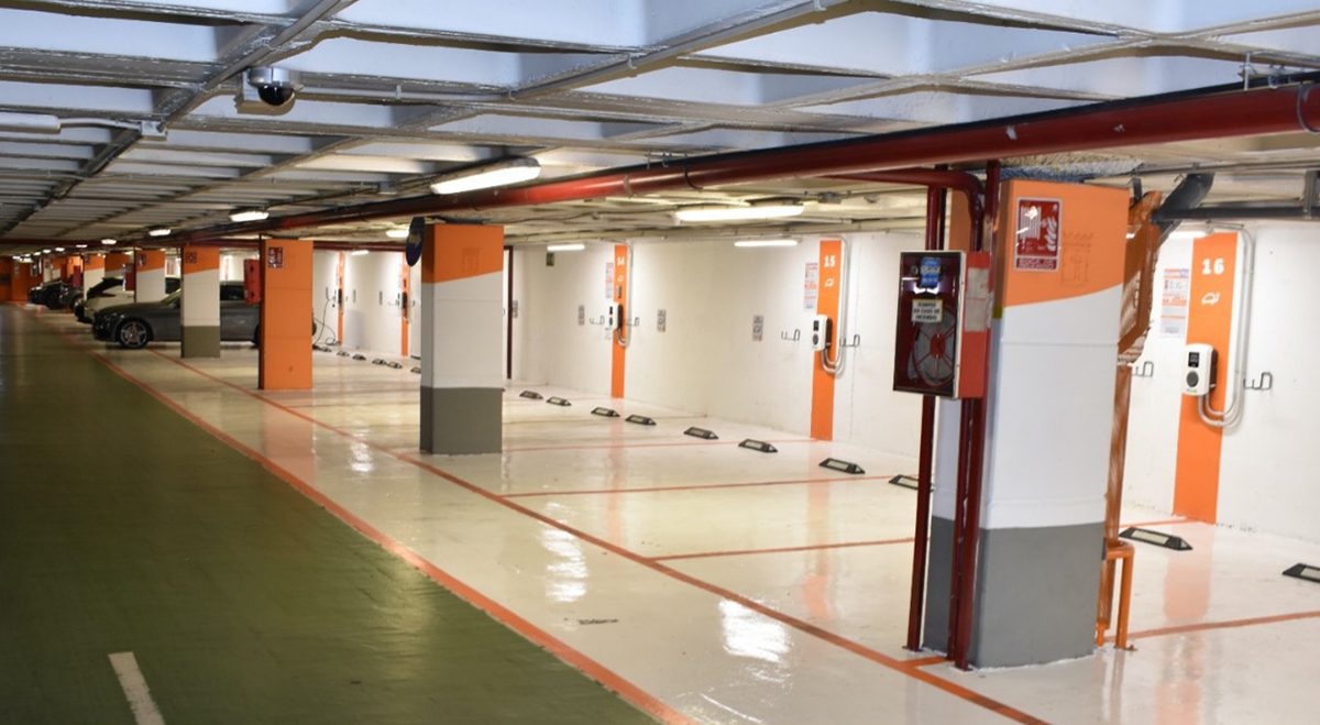 Infraestructura para recarga del vehículo eléctrico